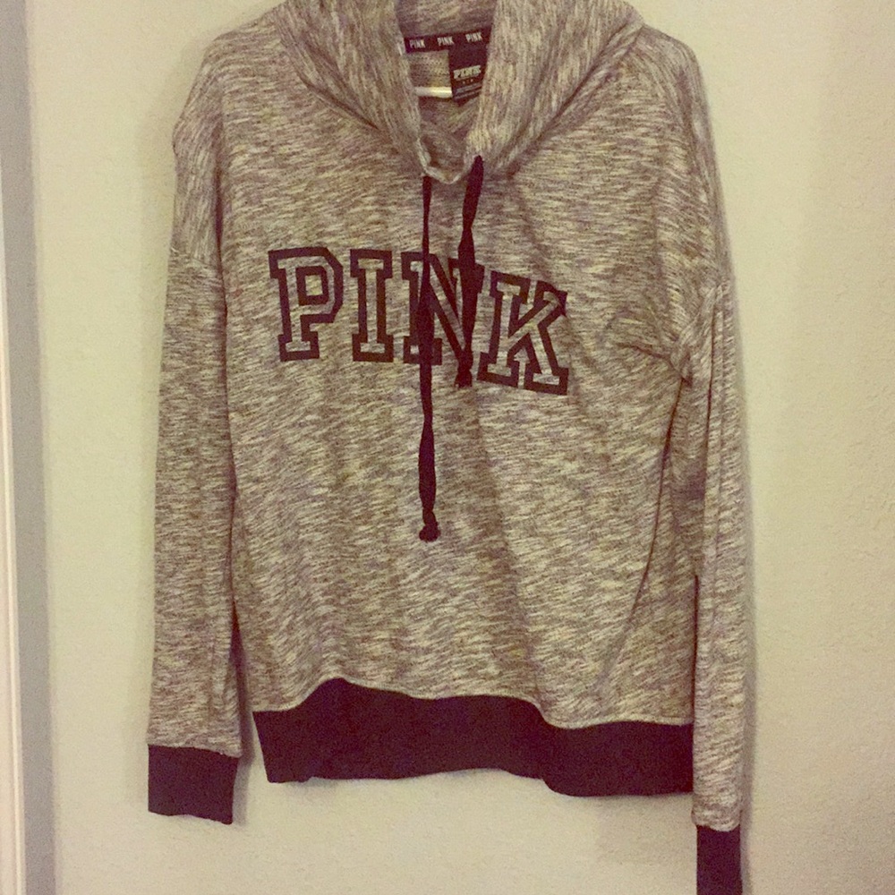 VS PINK cowl neck sweatshirt ( Small )